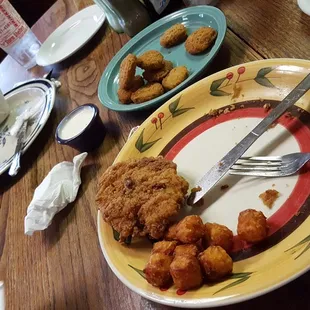 The aftermath: Thank goodness she had a leftover. More for me!