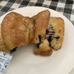 Fresh, blueberry muffin