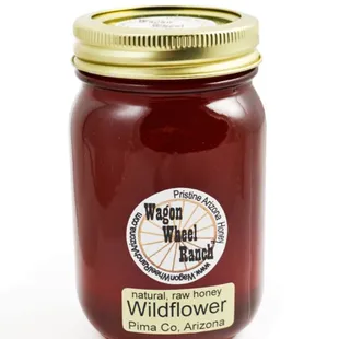 Desert wildflower honey comes from the yellow flowers of the desert floor, summer &amp; fall. It has rich, deep honey flavor, yet is very sweet