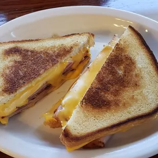 Grilled ham and cheese