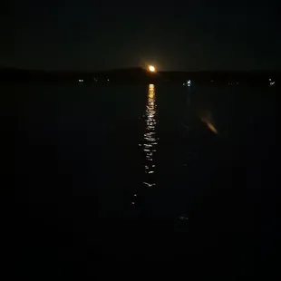 Catawba River during a beautiful harvest moon!