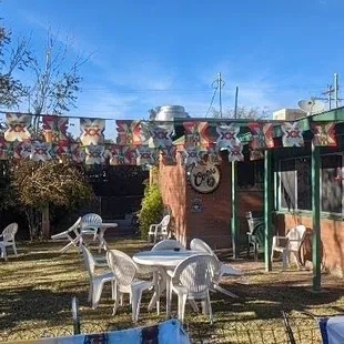 Outdoor courtyard