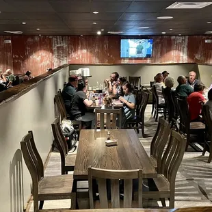 Part of the dining room