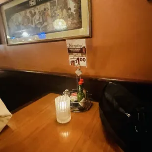 The intimate setting