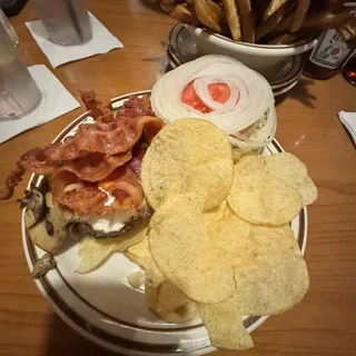 Sour Cream Mushroom Burger
