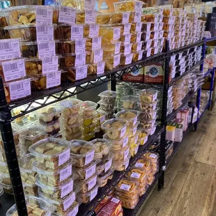 a variety of baked goods