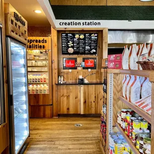 the inside of a store