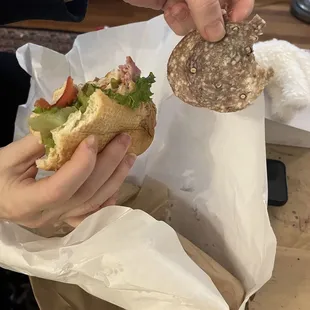 Italian Cold Cut Sandwich  Yikes