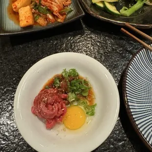 Quail Egg Beef Tartare