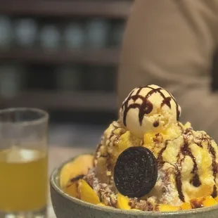 Shave ice cream