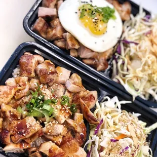 Chicken bowl + Fried Egg