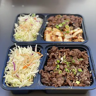 Beef and combo bowl (beef and Chicken Breast)