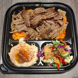 Wagyu Beef Shawarma plate