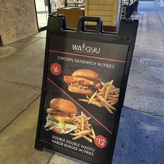 All Natural Chicken Sandwich With Fries