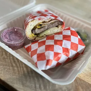 American Wagyu Striploin Steak Sub