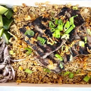 Tri-tip with garlic rice