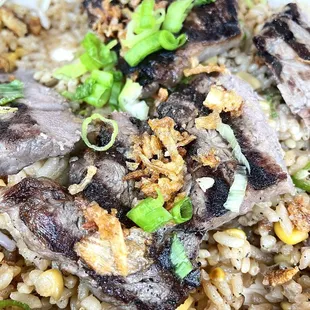 Tri-tip with garlic rice