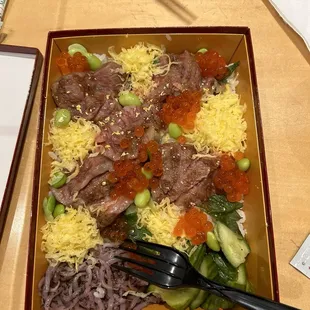 Wagyu Chirashi Bento