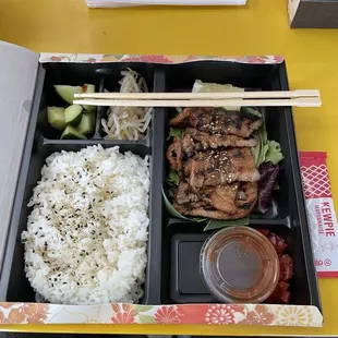 Miso Pork Belly Bento