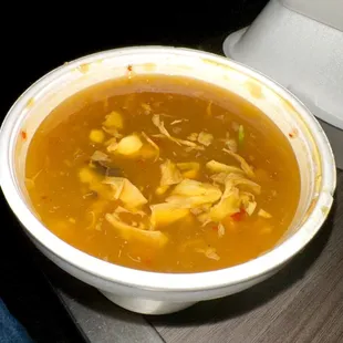 Hot and sour soup (small)