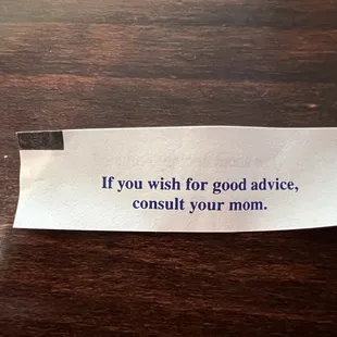 Always listen to your mama!