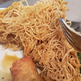 Worst noodles I&apos;ve ever had. Not cooked right and burnt.