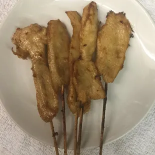 Teriyaki chicken sticks