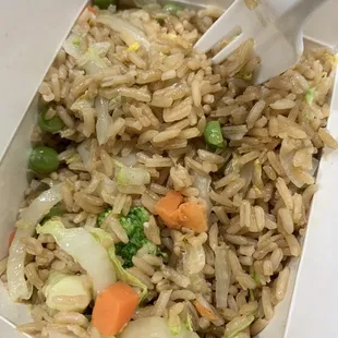 Vegetable fries rice