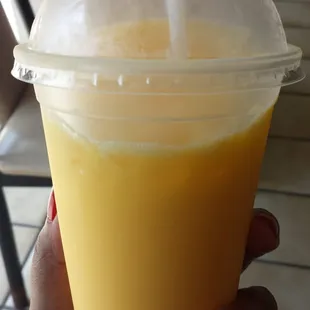mango milk tea