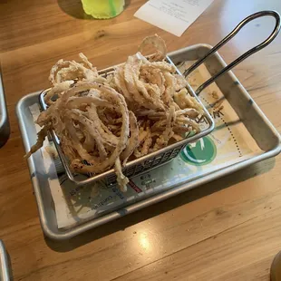 Delicious onion rings