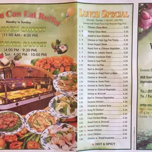 Menu - Front