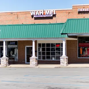 the front of the restaurant