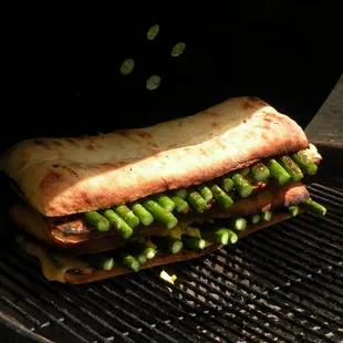 grilled asparagus ciabatta lunch