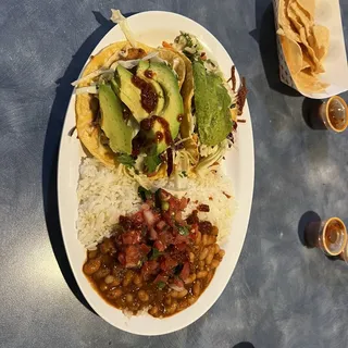 2 Tacos Platter