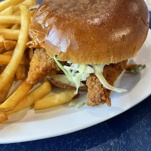 Spicy fish sandwich