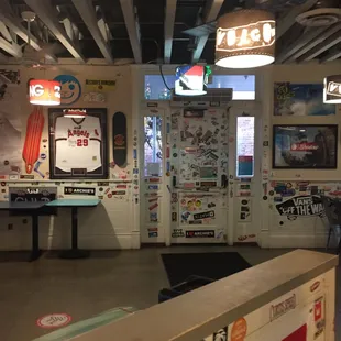 the inside of a restaurant