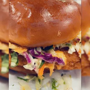 Spicy fish sandwich