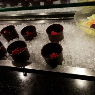 a variety of food items