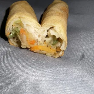 Inside spring roll