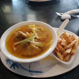 Won ton soup bowl