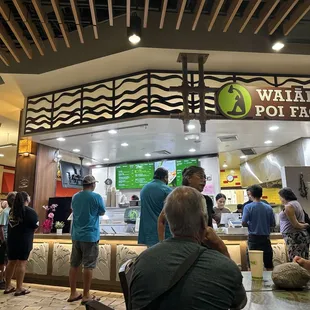 Front counter with strong demand for ʻono food.