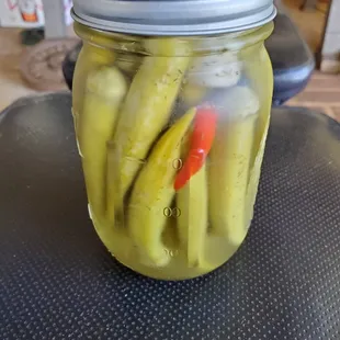 Delicious pickled okra, only $5.