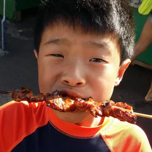 Pinoy pork bb skewers ONO mmmmmm