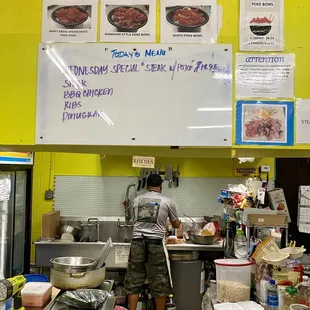 That's Uncle Rudy going back to work right after the picture. Always getting things done.