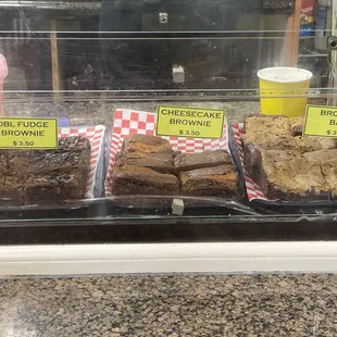 a variety of baked goods