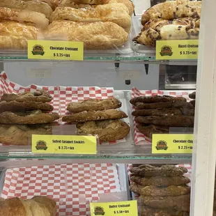 a variety of baked goods