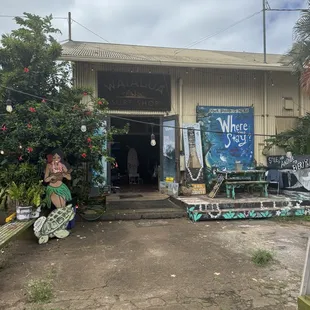 Entrance to shop