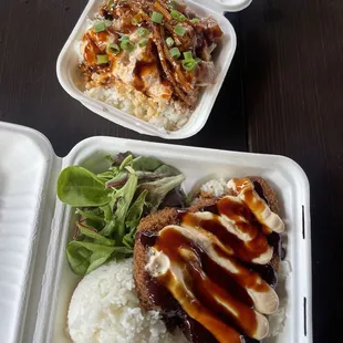 Ahi katsu and poke