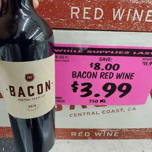 Bacon Red Wine :O