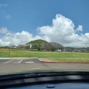 Parked under shade. It's a sunny day today!